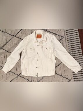 Levi's White Jean Jacket - Men’s size L